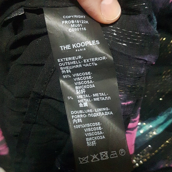 The Kooples Ikat-Print Mini Dress - Picture 7 of 7